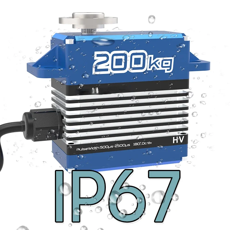 Rc Helicopter Parts - 200KG Brushless Servo 12V-16.8V High Voltage