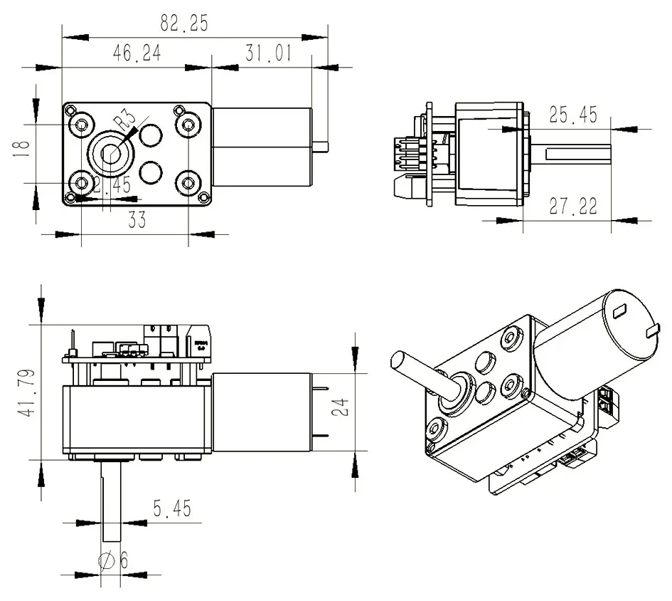 ASMC-LQB 360 Degree Encoder 60 - огляд і ціна Rc Helicopter Parts