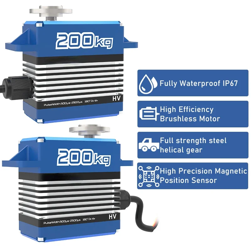200KG Brushless Servo 12V-16.8 - огляд і ціна Rc Helicopter Parts